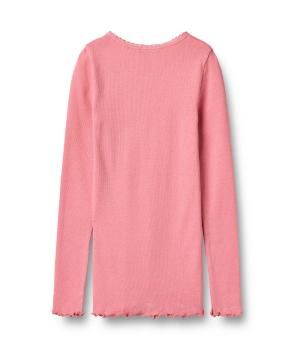 Preview: Wheat Rib Basic Langarmshirt Reese soft pink